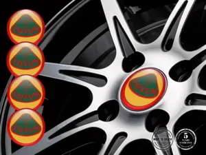 Lotus Wheel Stickers Version Domed Resin Labels